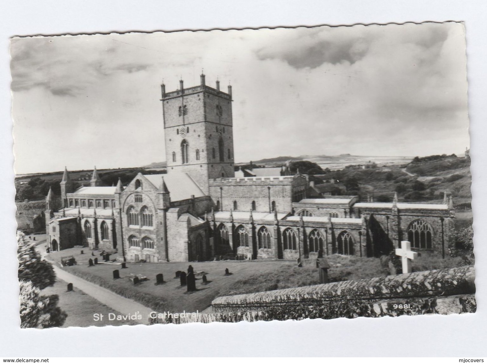 1963 Postcard ST DAVIDS CATHEDRAL Wales Church Photo  Religion Gb Stamps Cover - Pembrokeshire