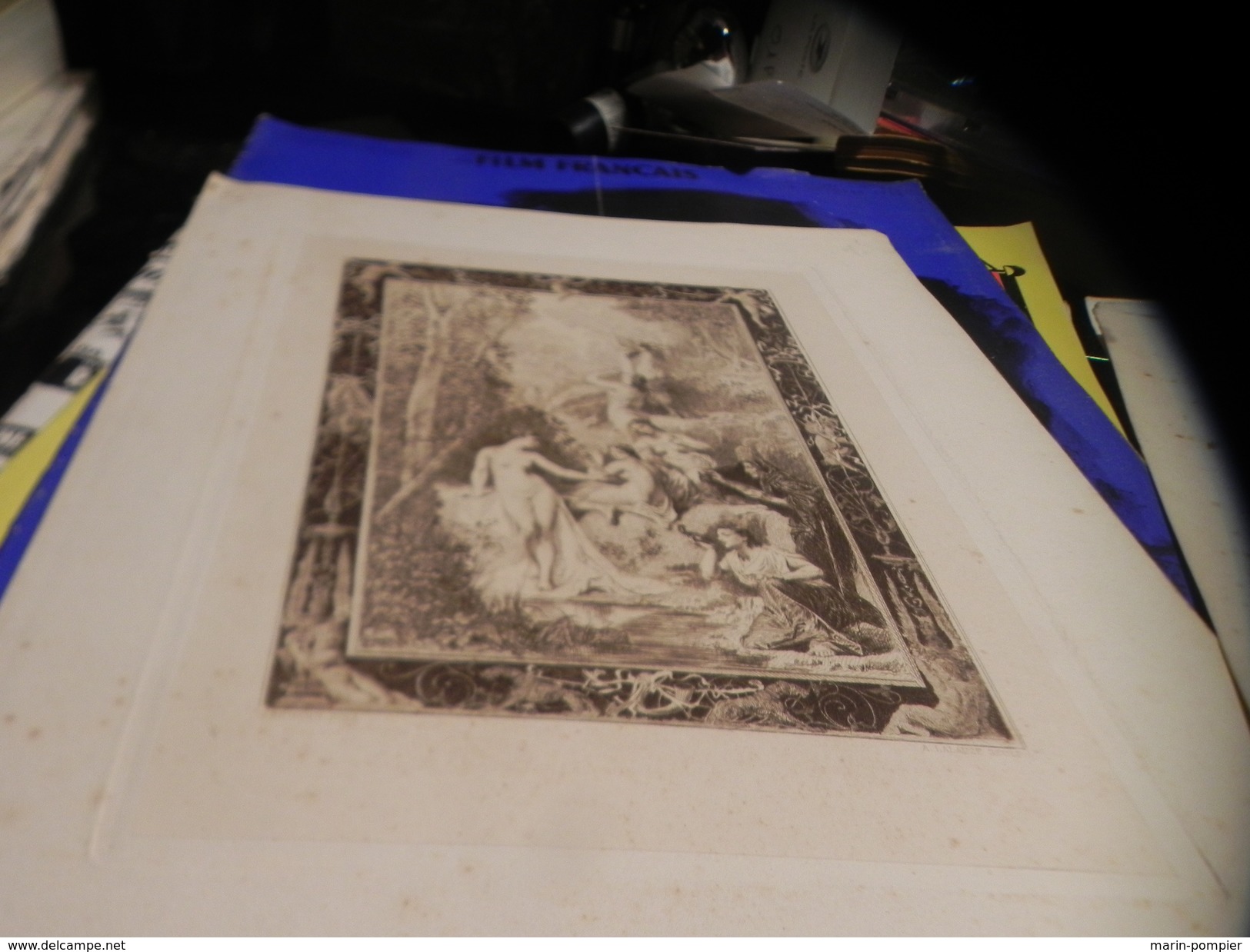 LOT   DE 5  GRAVURES. - Prints & Engravings