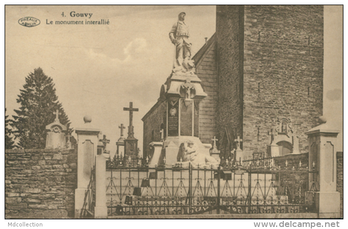 BE GOUVY    / Le Monument Interallié / - Gouvy