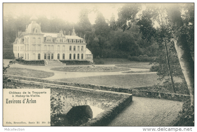 BE HABAY LA  VIEILLE   / Château Et Parc De La Trapperie  / Nels Série 31 N° 54 - Habay