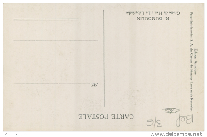 BE HAN SUR LESSE    / Grotte Le Labyrinthe / - Rochefort