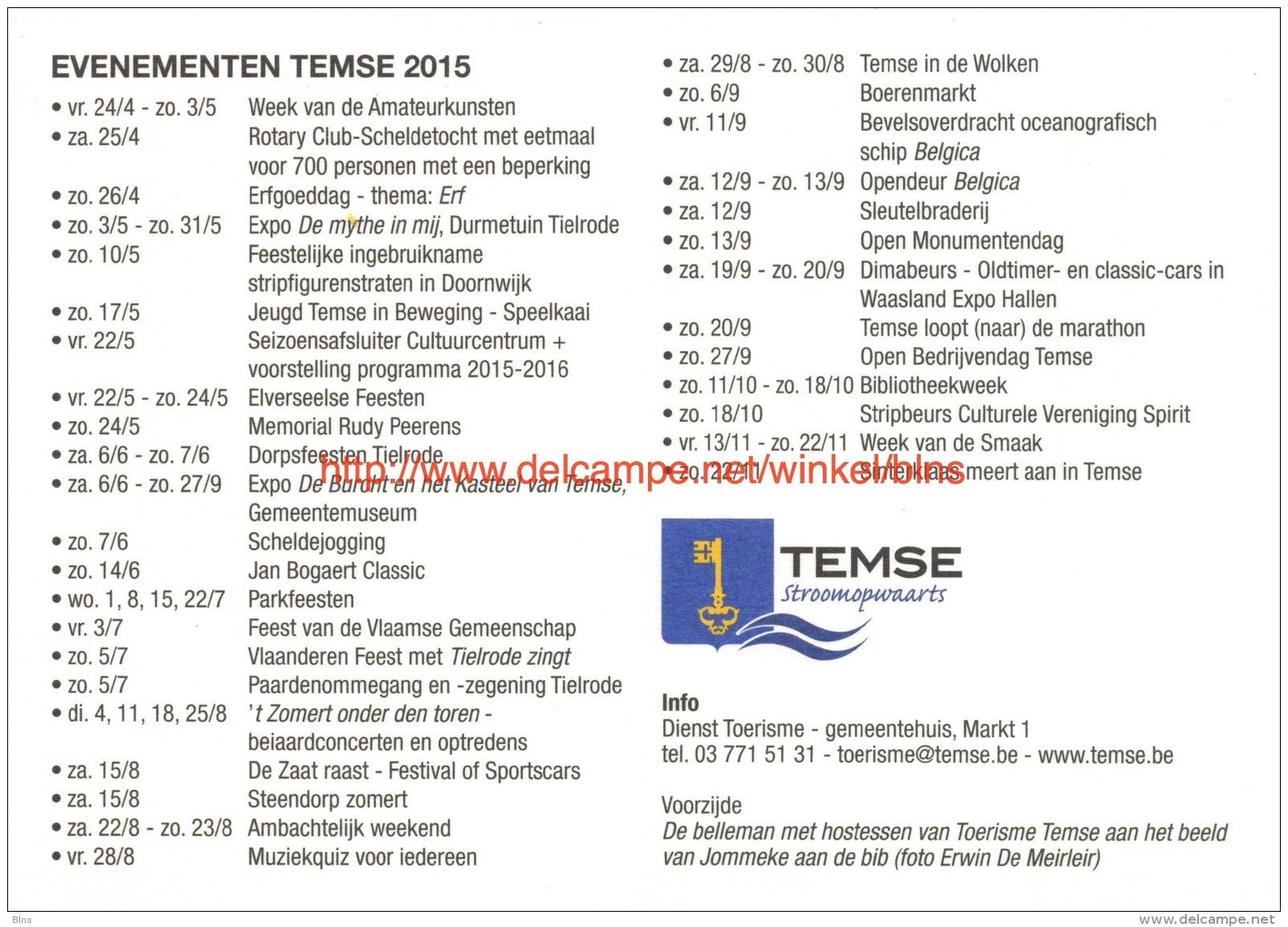 Evenementen Temse 2015 - Temse - Temse