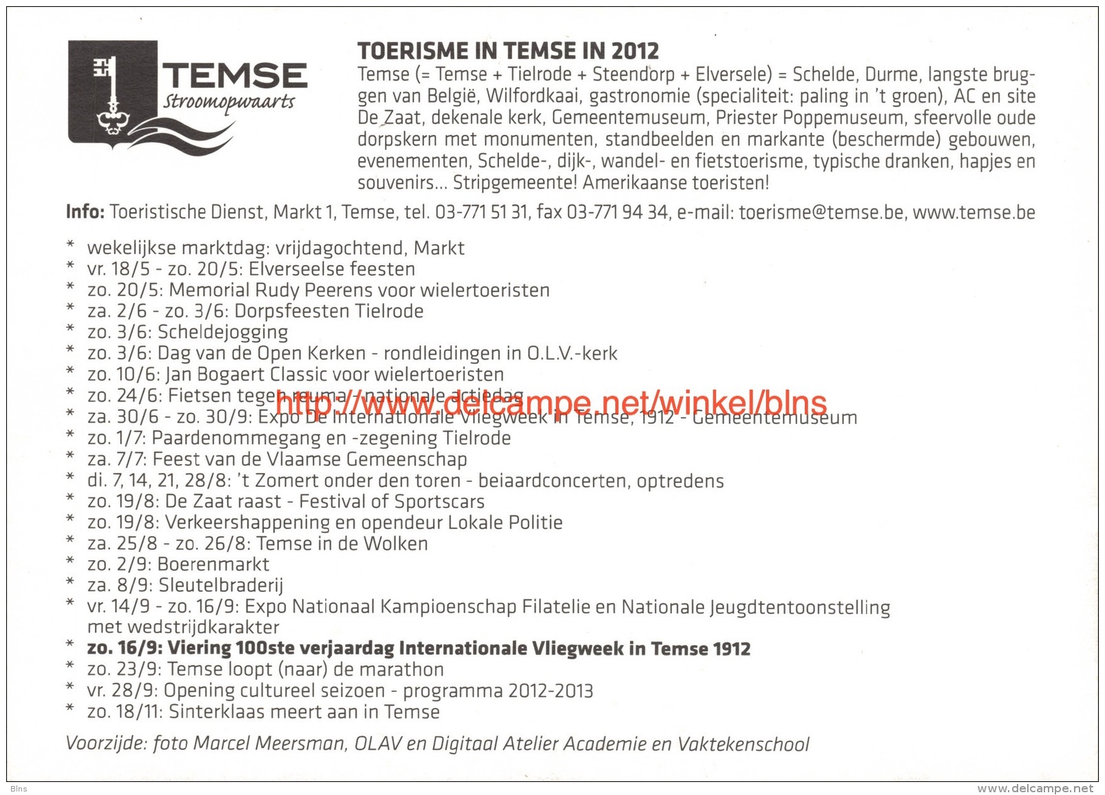 Watervliegweek - Toerisme In Temse In 2014 - Temse - Temse