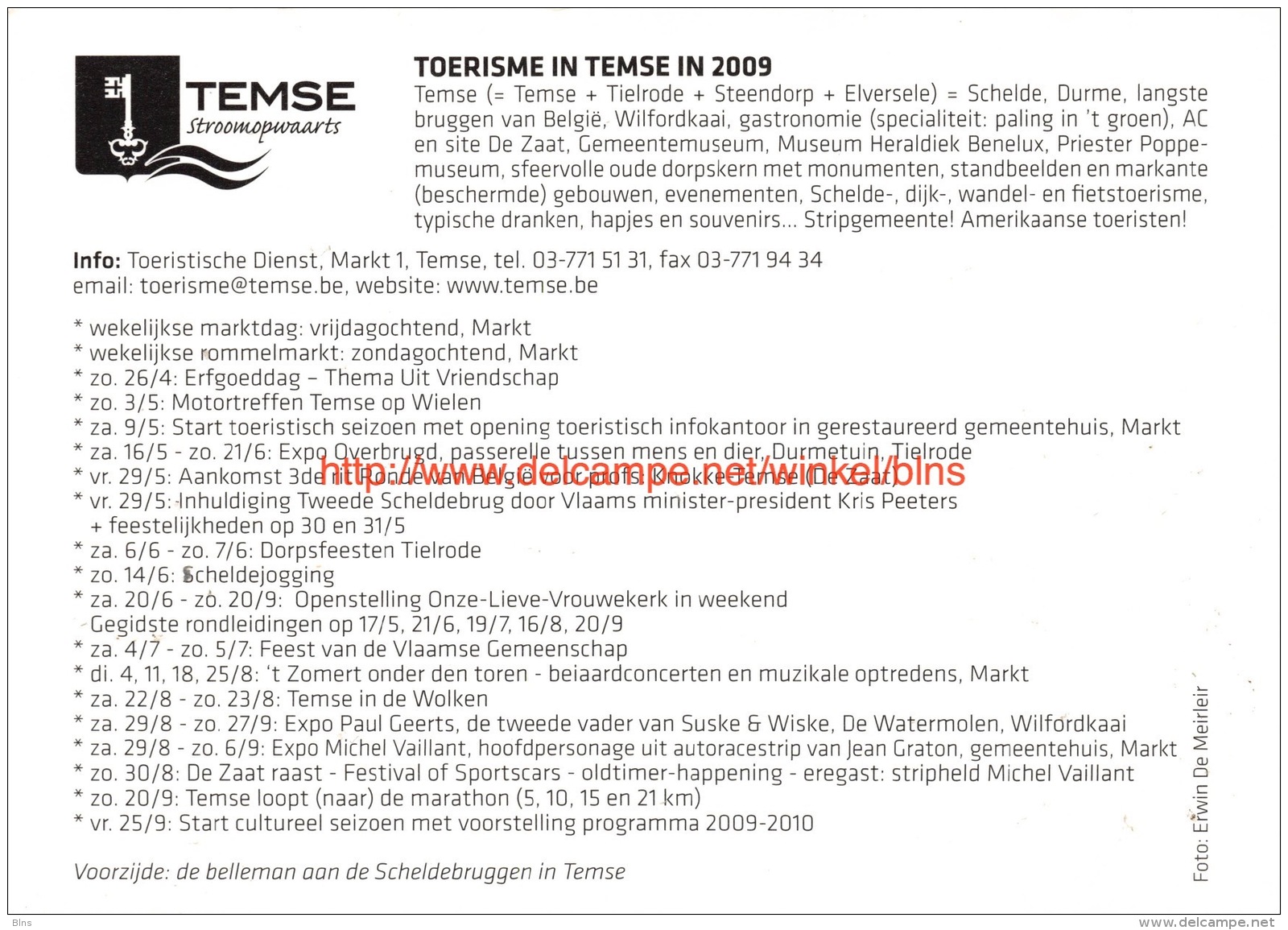 Toerisme In Temse In 2011 - Temse - Temse