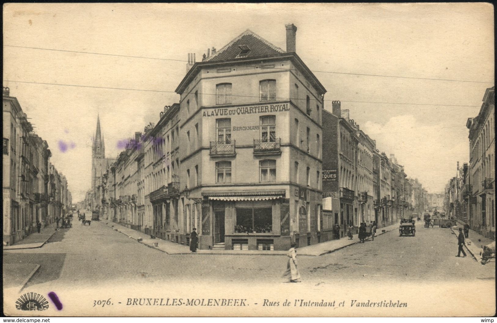 Molenbeek - Rue De L'Intendant Et La Rue Vanderstichelen / Très Belle Animation - Molenbeek-St-Jean - St-Jans-Molenbeek