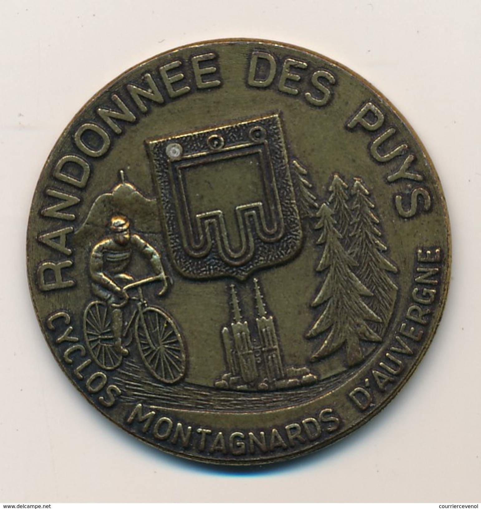 Médaille - "Randonnée Des Puys" - Cyclos Montagnards D'Auvergne - Cyclisme