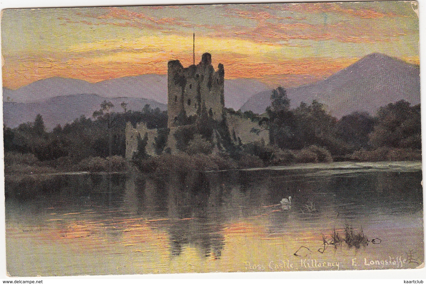 Killarney - Ross Castle - (S. Hildesheimer & Co., Ltd.)  -  (Ireland) - Kerry