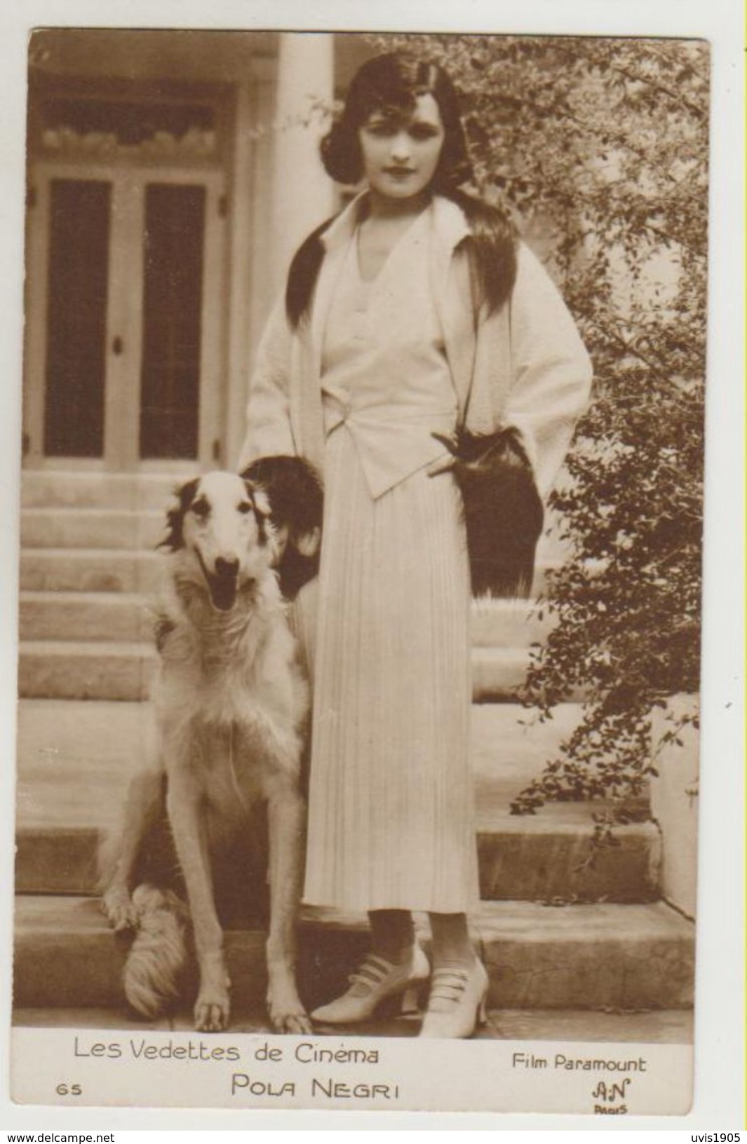 Pola Negri With Win Dog.France Edition Nr.65 - Actors