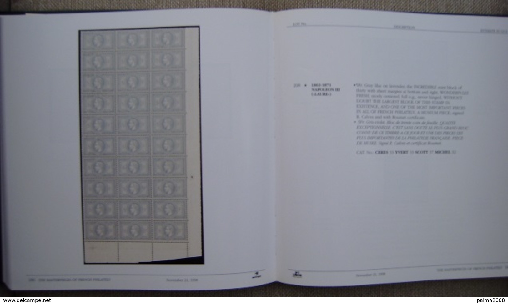 CATALOGO SUBASTAS CELEBRADO 21 NOVIEM 1998 - CON FOTOS DE PIEZAS ECEPCIONALES DE FRANCIA - VER FOTOS - Catalogues For Auction Houses