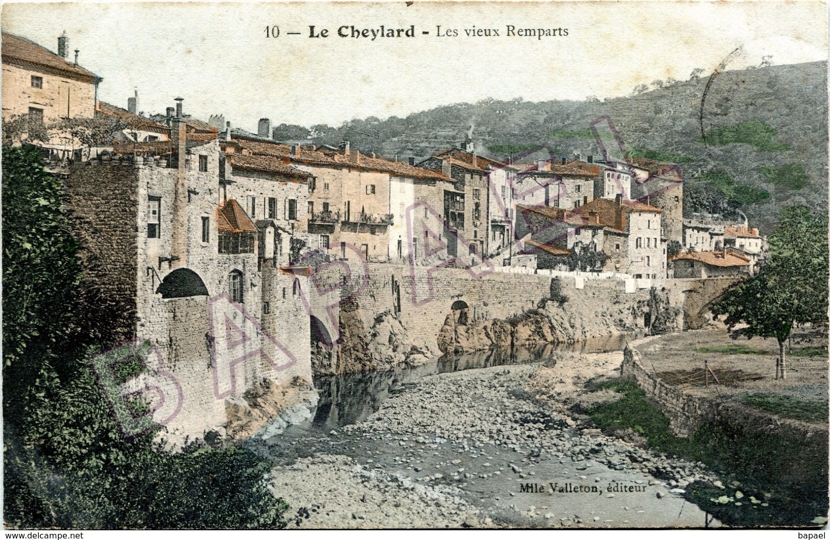 Le Cheylard (07) - Les Vieux Remparts (Circulé En 1912) - Sonstige & Ohne Zuordnung