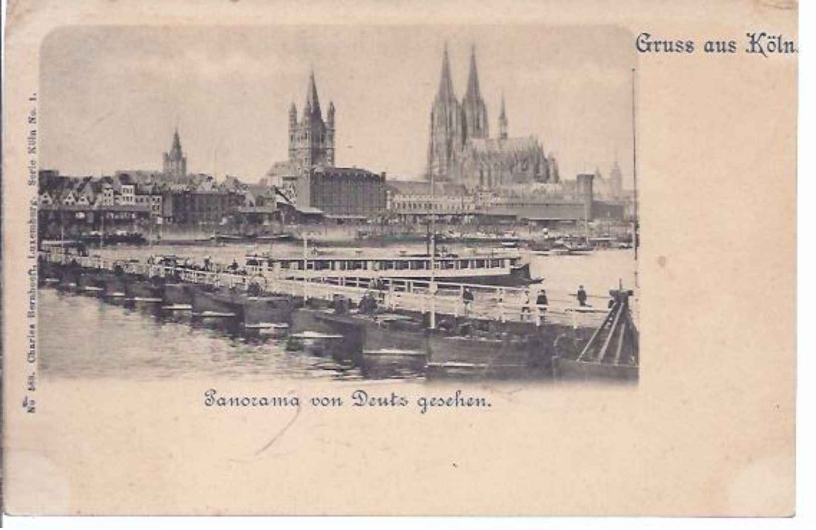 Köln A. R.  Dom , Panorama Von Deutz Aus Gesehen      **4105** - Köln