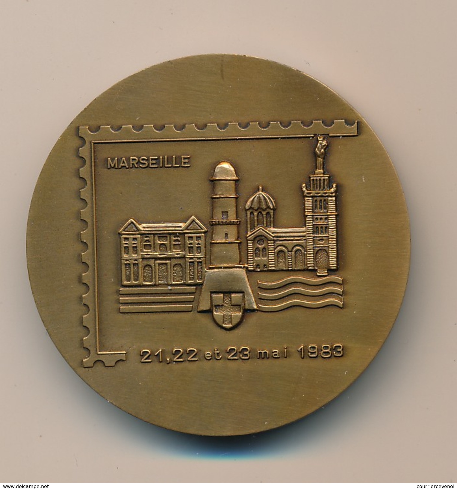 Médaille - 56ème Congrès National De La Fédération Des Sociétés Philatéliques Françaises - Marseille 1983 - Sonstige & Ohne Zuordnung