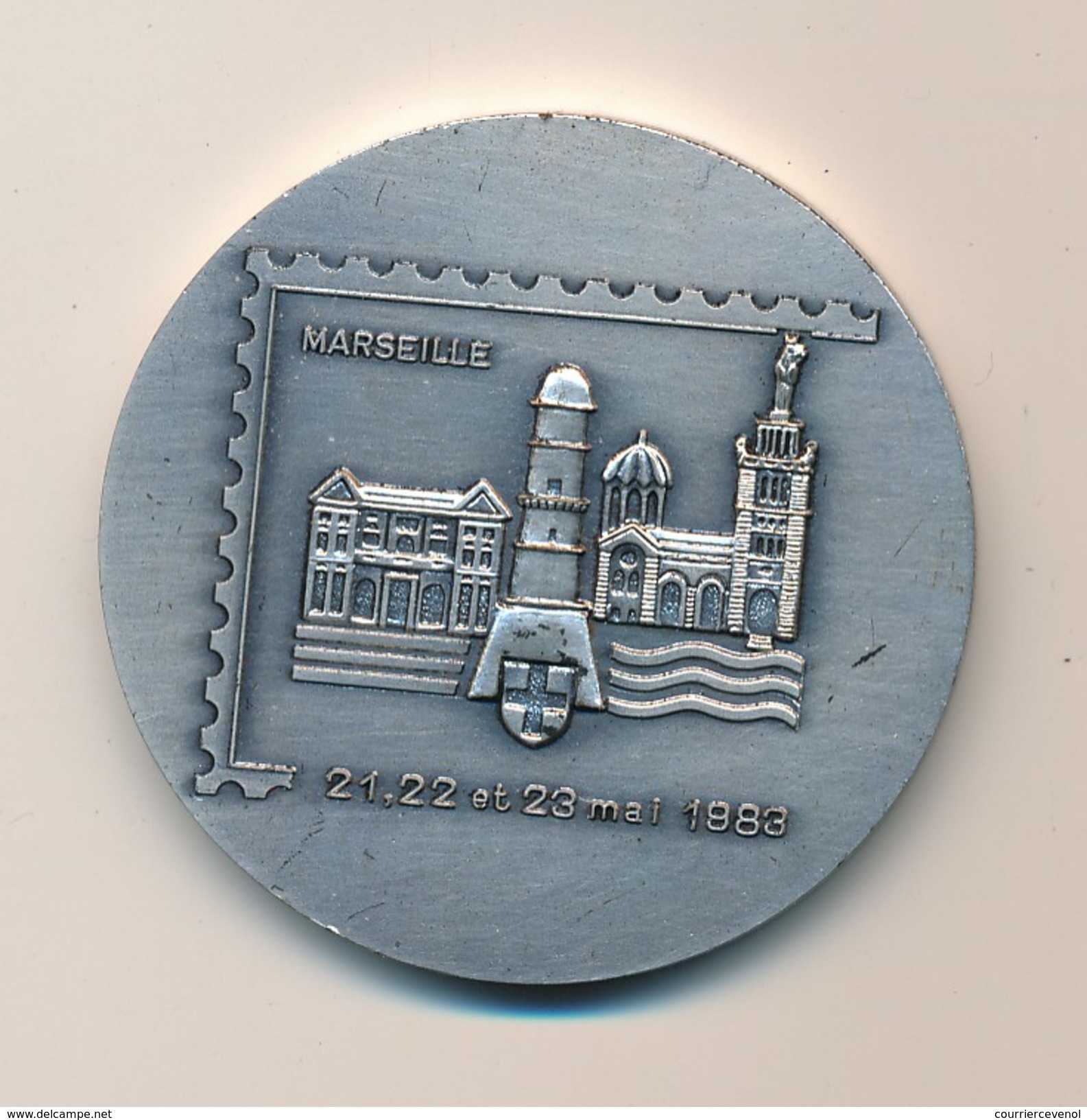 Médaille - 56ème Congrès National De La Fédération Des Sociétés Philatéliques Françaises - Marseille 1983 - Other & Unclassified