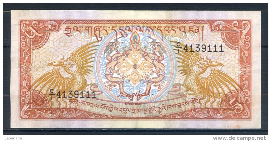 493-Bhoutan Billet De 5 Ngultrum 1985 CI413 - Bhoutan