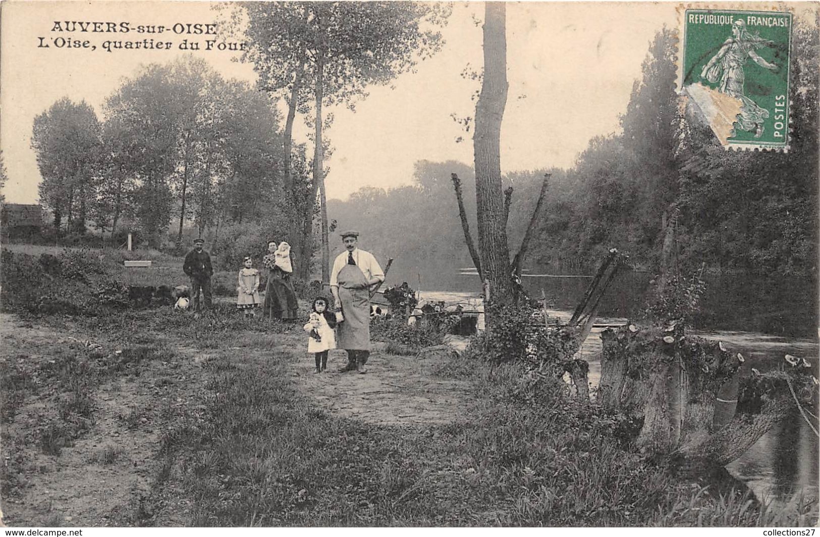 95-AUVERS-SUR-OISE-  L'OISE , QUARTIER DU FOUR - Auvers Sur Oise