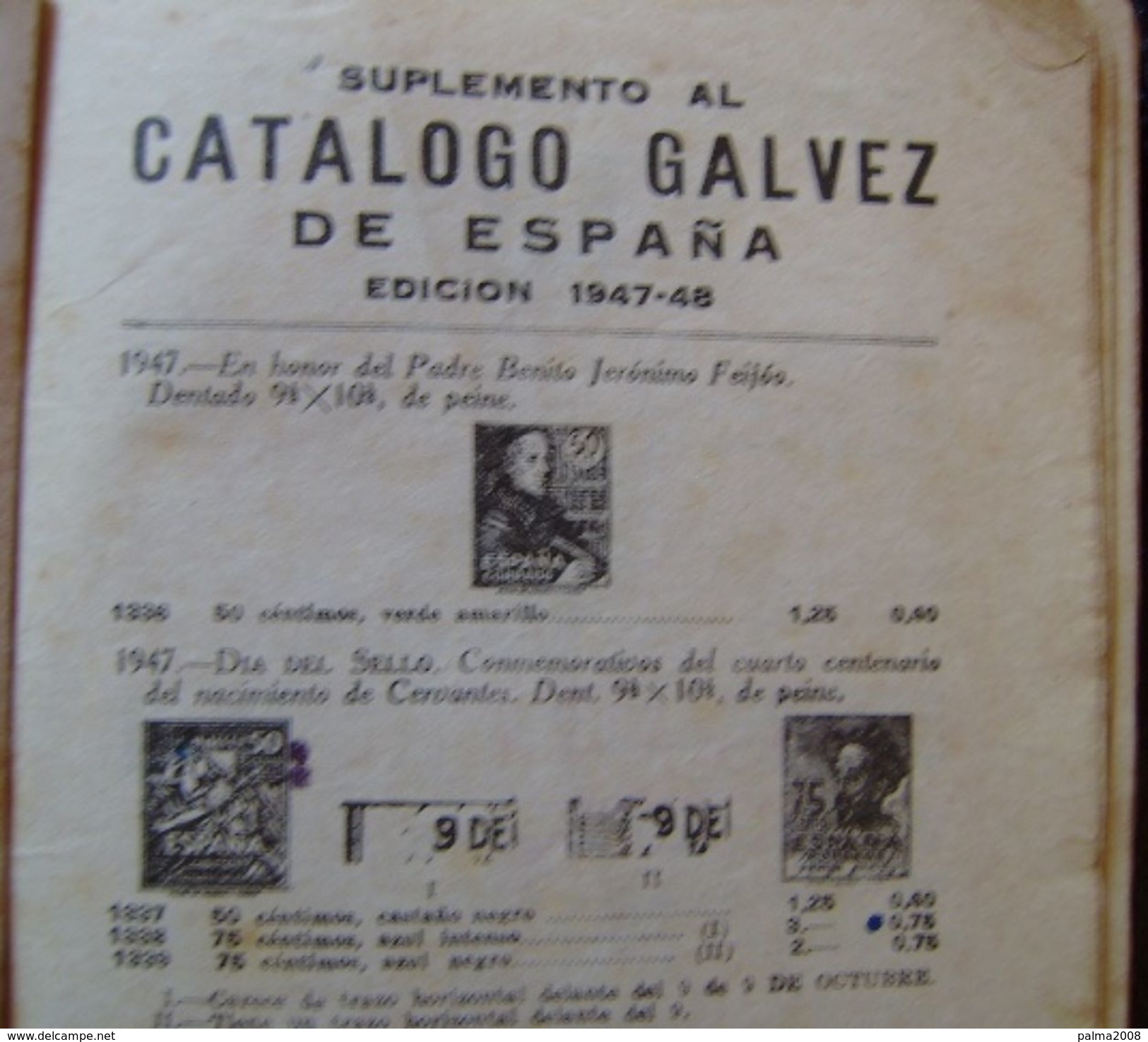 CATALOGO DE GALVEZ ESPAÑA AÑO 1948 - VER FOTOS ADICIONALES - Spanien