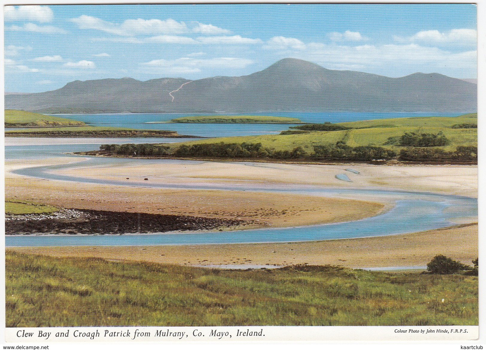 Clew Bay And Croagh Patrick From Mulrany, Co. Mayo  - (John Hinde Original) -  (Ireland) - Mayo