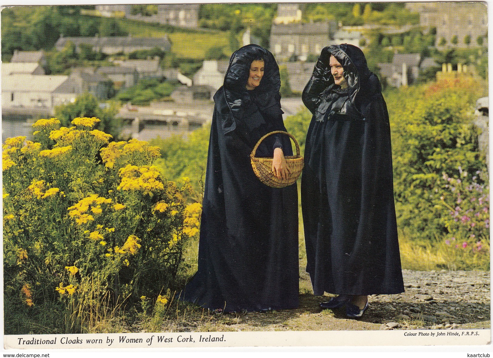 Traditional Cloaks Worn By Women Of West-Cork , Kinsale - (John Hinde Original) -  (Ireland) - Cork