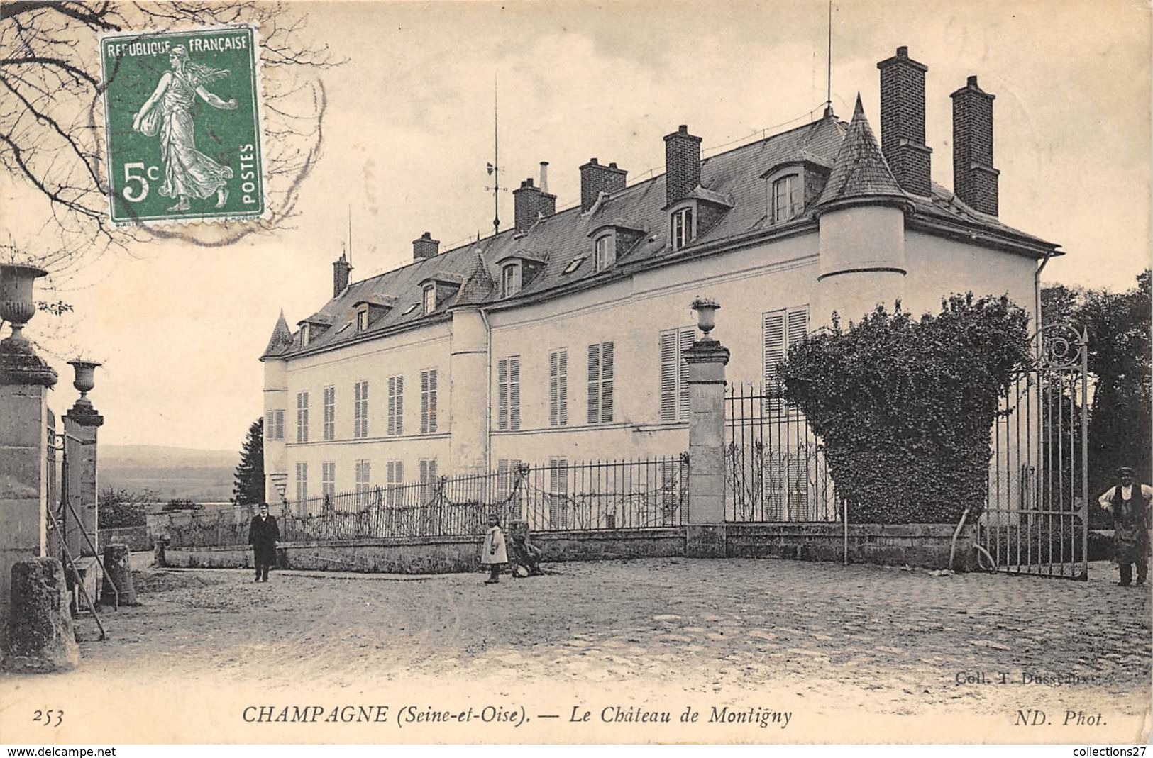 95-CHAMPAGNE-SUR-OISE- LE CHÂTEU DE MINTIGNY - Champagne Sur Oise