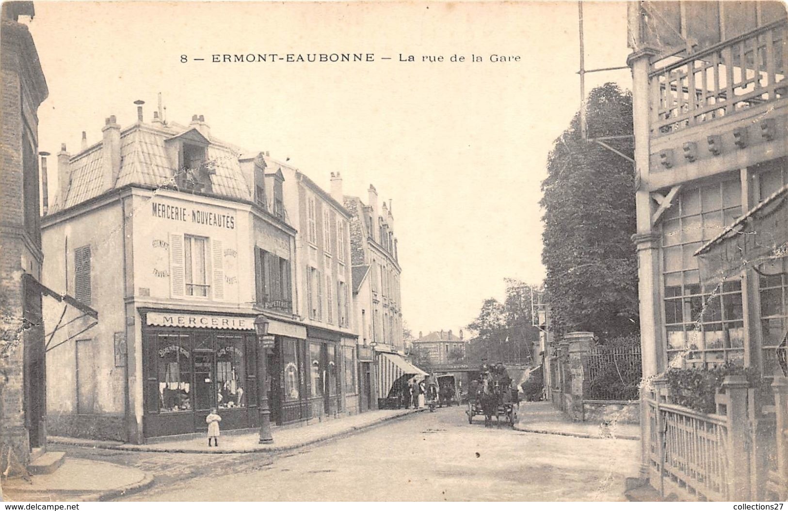 95-ERMONT-EAUBONNE- LA RUE DE LA GARE - Ermont-Eaubonne