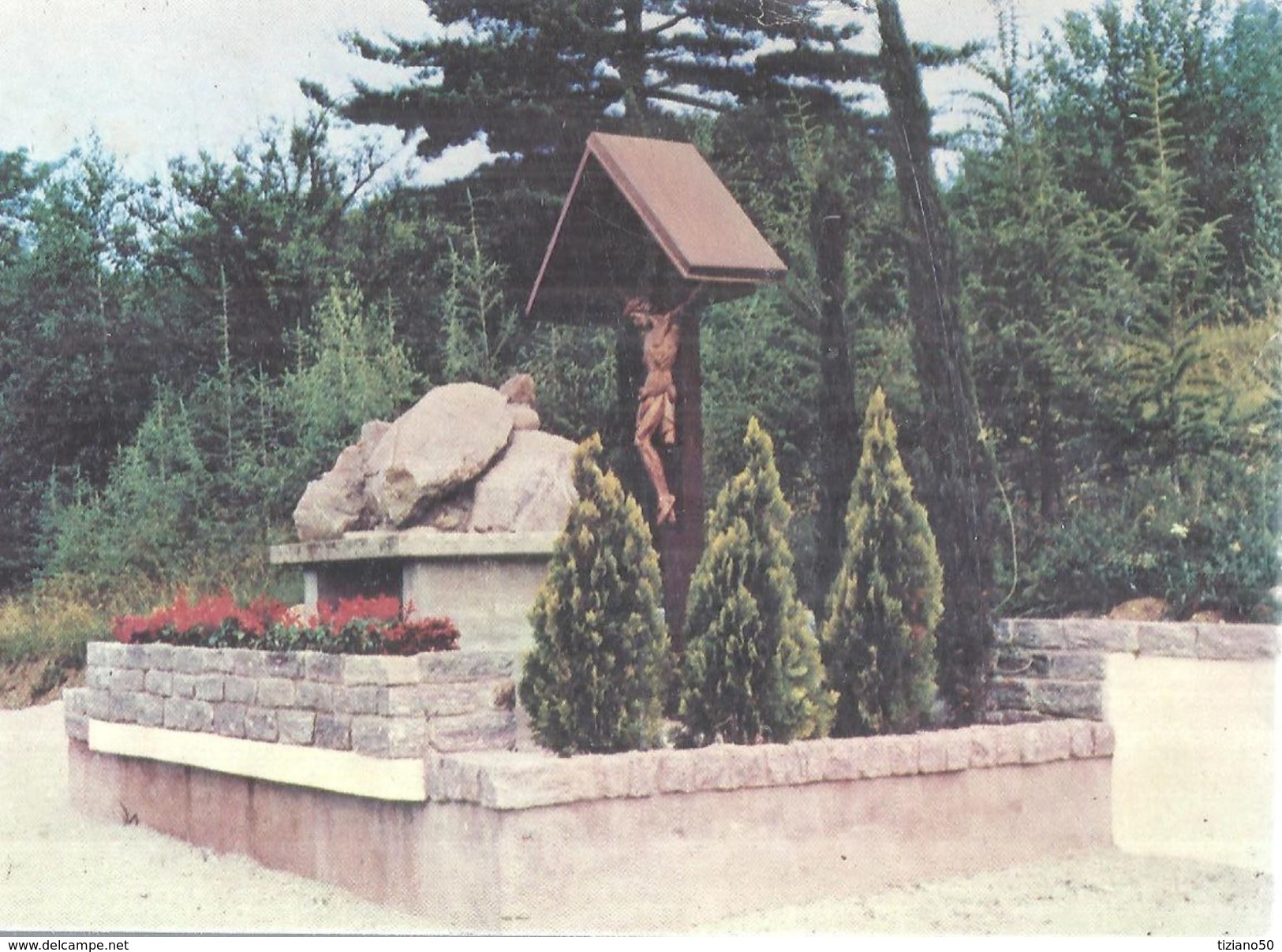 TRAVEDONA MONATE CRISTO DEGLI ALPINI ,PANORAMA .,VIAGGIATA NO--1970.-FG--330-T - Varese