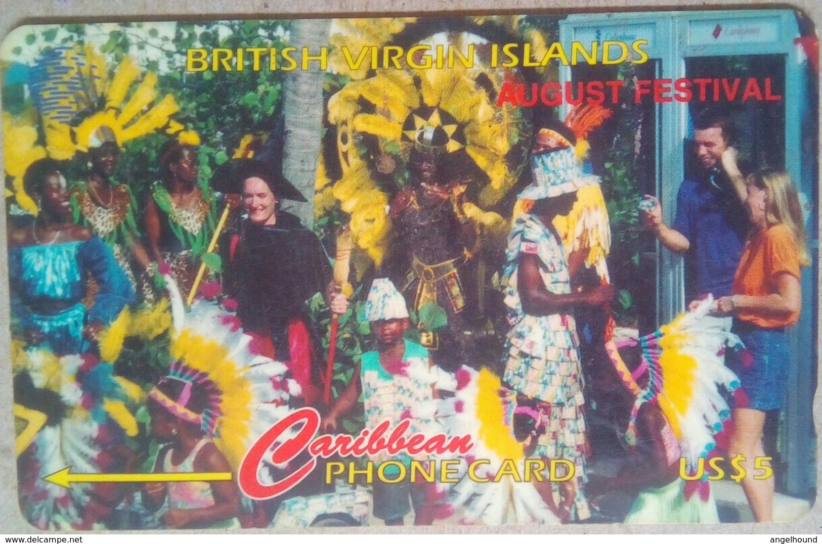 BVI Phonecard US$5 Culture 143CBVF English Rev - Virgin Islands