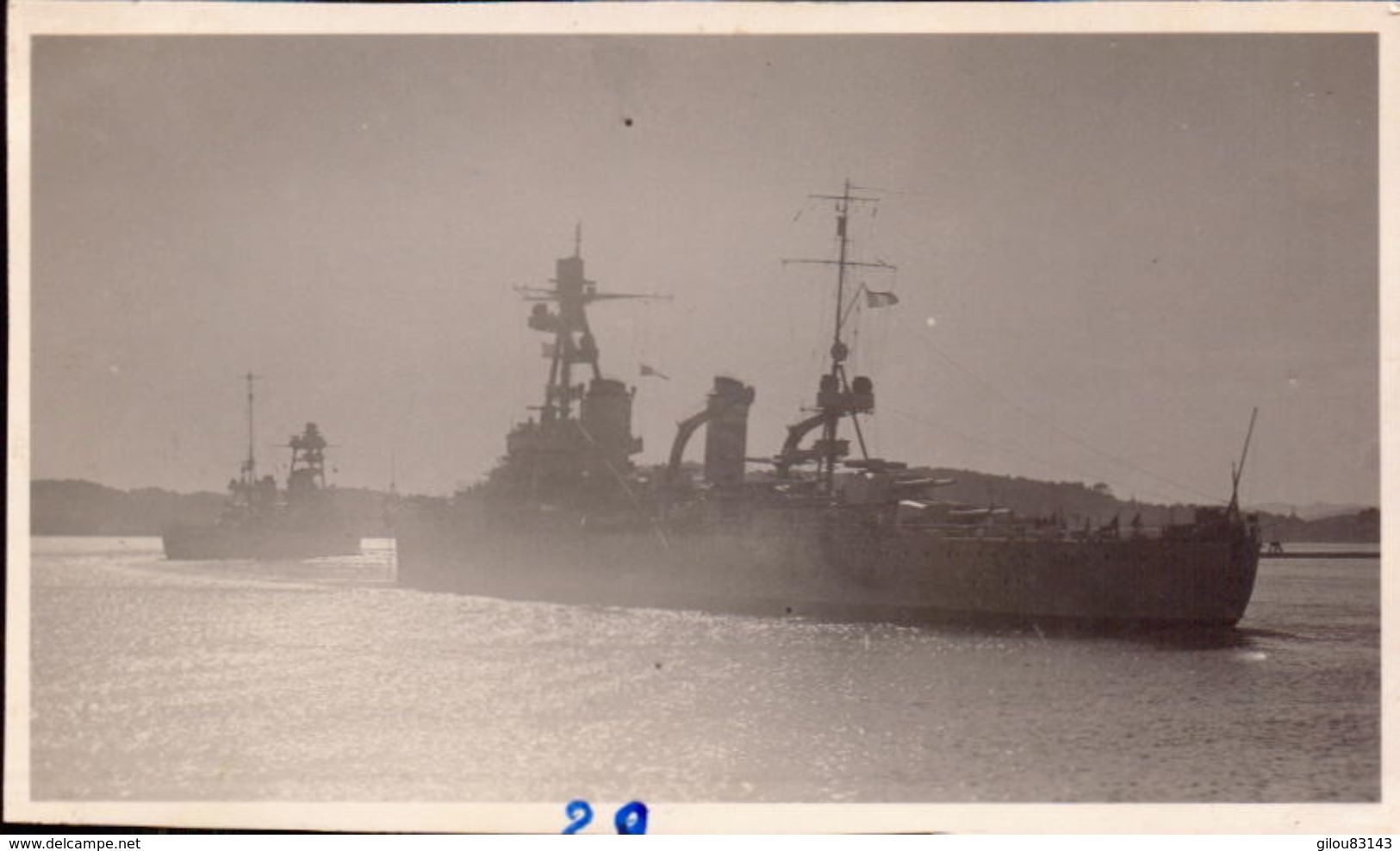 Marine De Guerre,  Croiseur De 10.000 T Colbert, Foch     (etat Voir Photos)  Dim: 10 X 6. - Guerre, Militaire