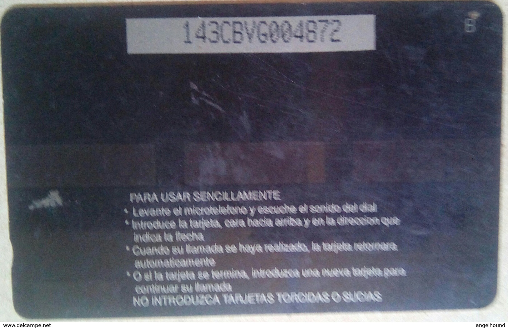 BVI Phonecard US$5 Culture 143CBVG Spanish Rev - Jungferninseln (Virgin I.)