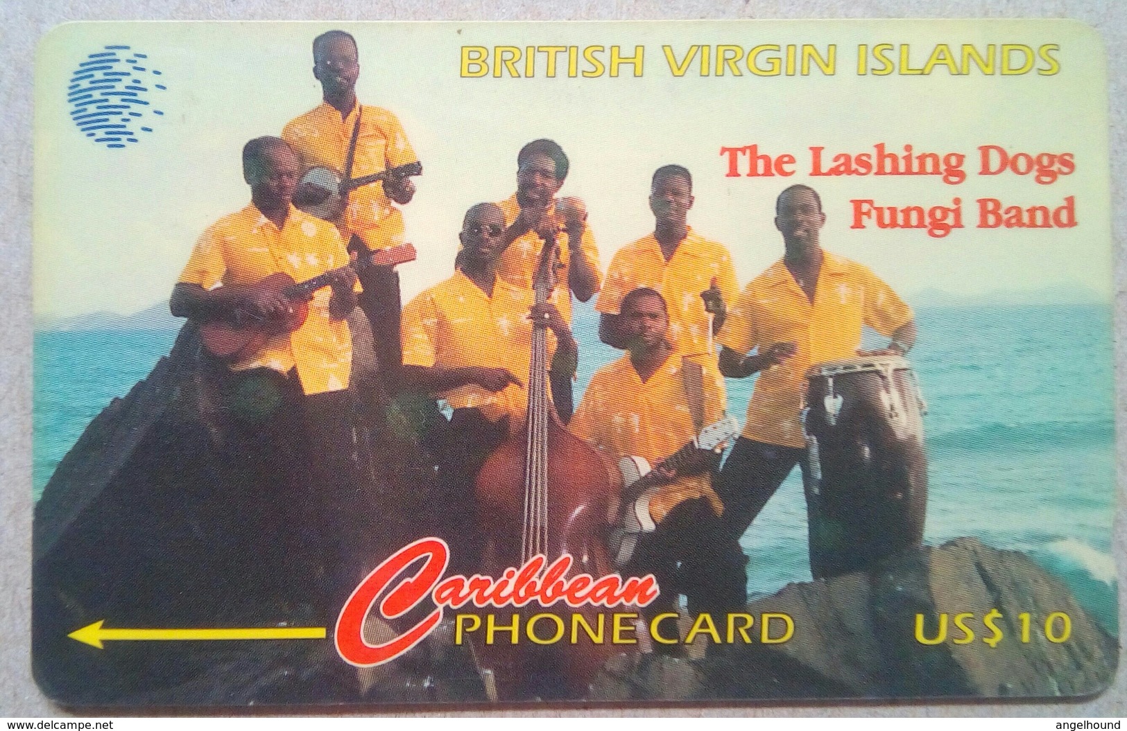 BVI US$10 Lashing Dogs 171CBVA English Rev - Jungferninseln (Virgin I.)