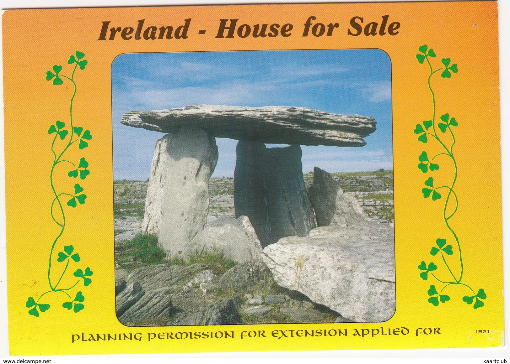 Ireland - House For Sale, 'Planning Permission For Extension Applied...' - Andere & Zonder Classificatie