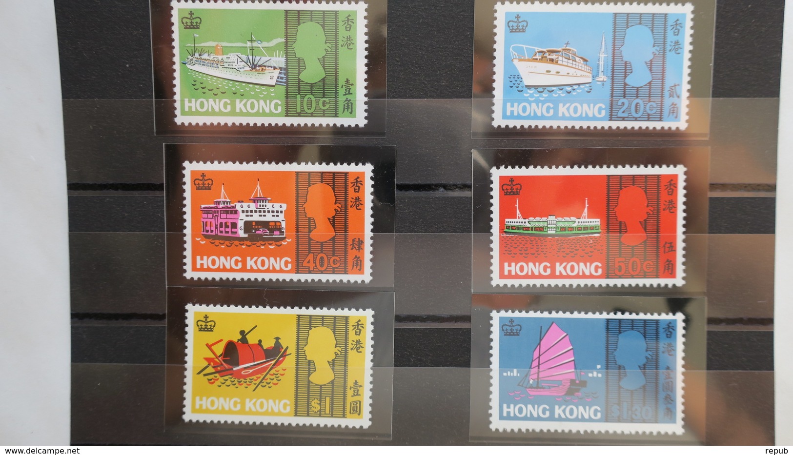 Hong Kong Année 1968 Bateaux 6 Val N° 230 à 235 Neuf** - 1941-45 Occupation Japonaise