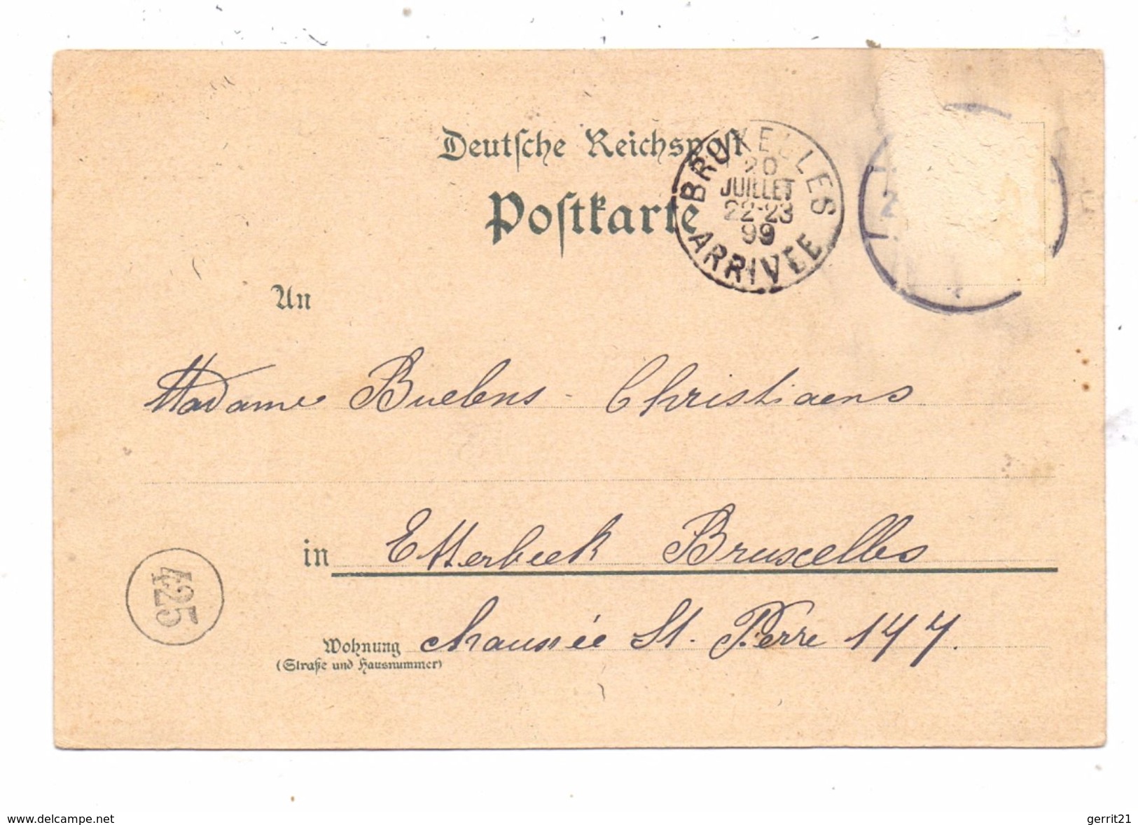 5140 ERKELENZ - KÜCKHOVEN, Lithographie 6-teilig, 1899 - Erkelenz