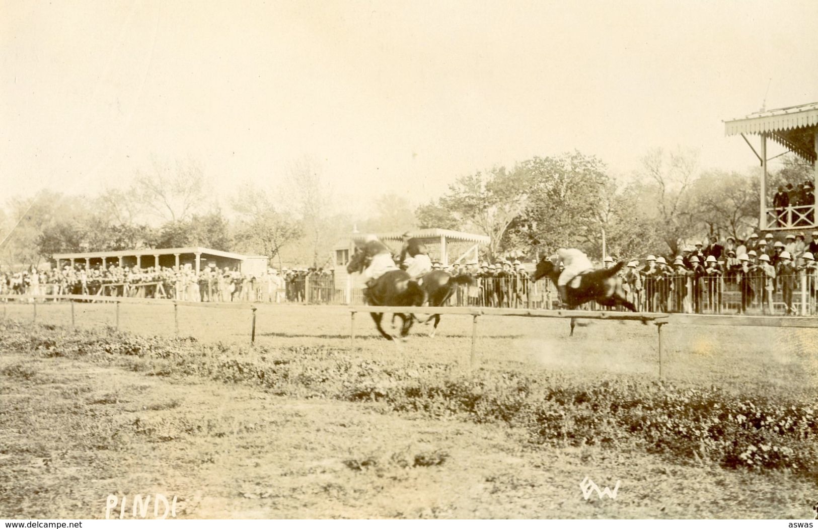 RP: HORSE RACING  AT PINDI RACES, RAWALPINDI, PAKISTAN ~ COLLECTION OF CPL TUBBS ~ EAST SURREY REGIMENT ~ INTER WAR ERA - Pakistan