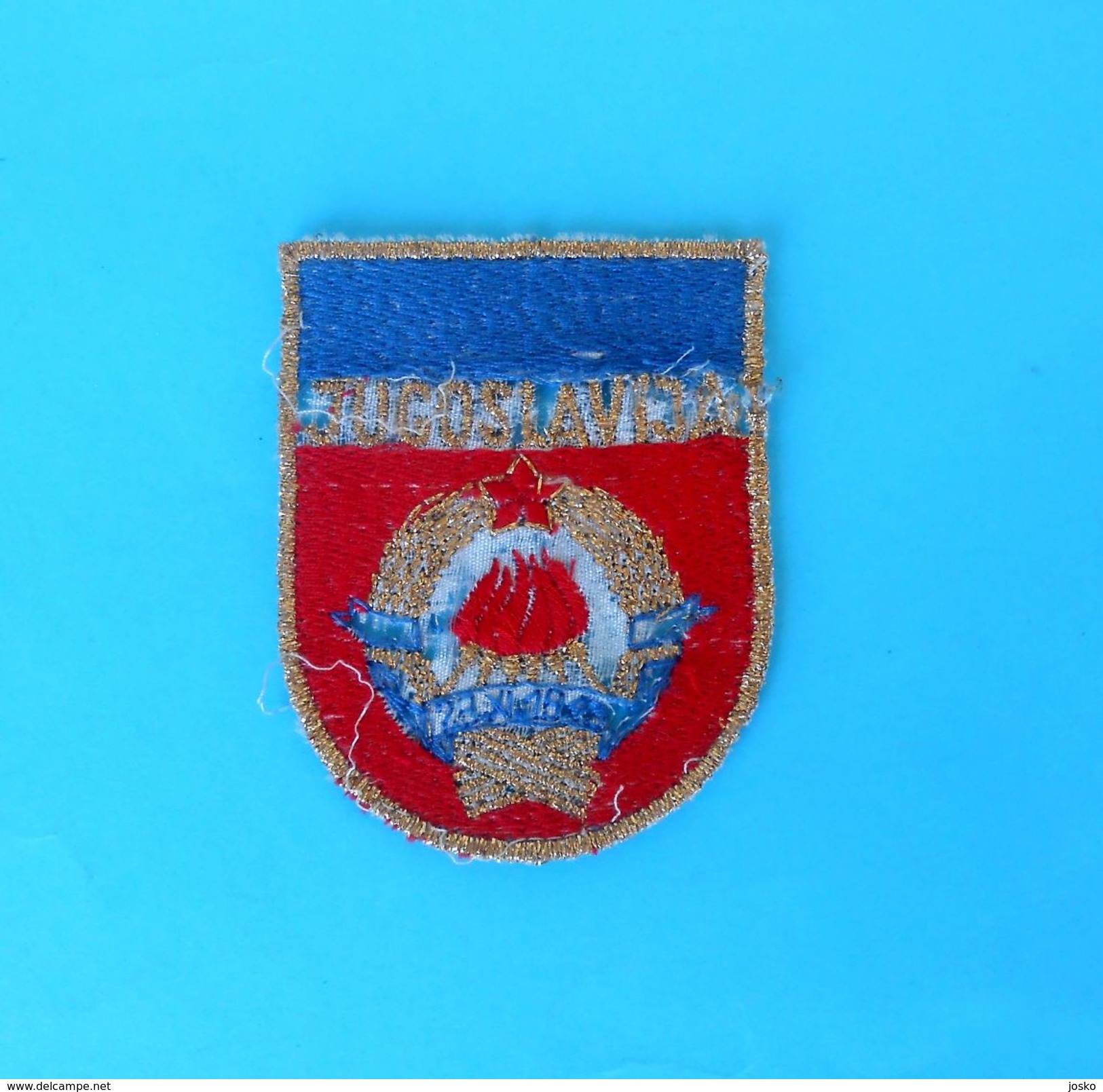 YUGOSLAVIA NATIONAL FOOTBALL TEAM (FSJ) Original Vintage Official Patch * Soccer Fussball Calcio Yougoslavie Jugoslawien - Other & Unclassified