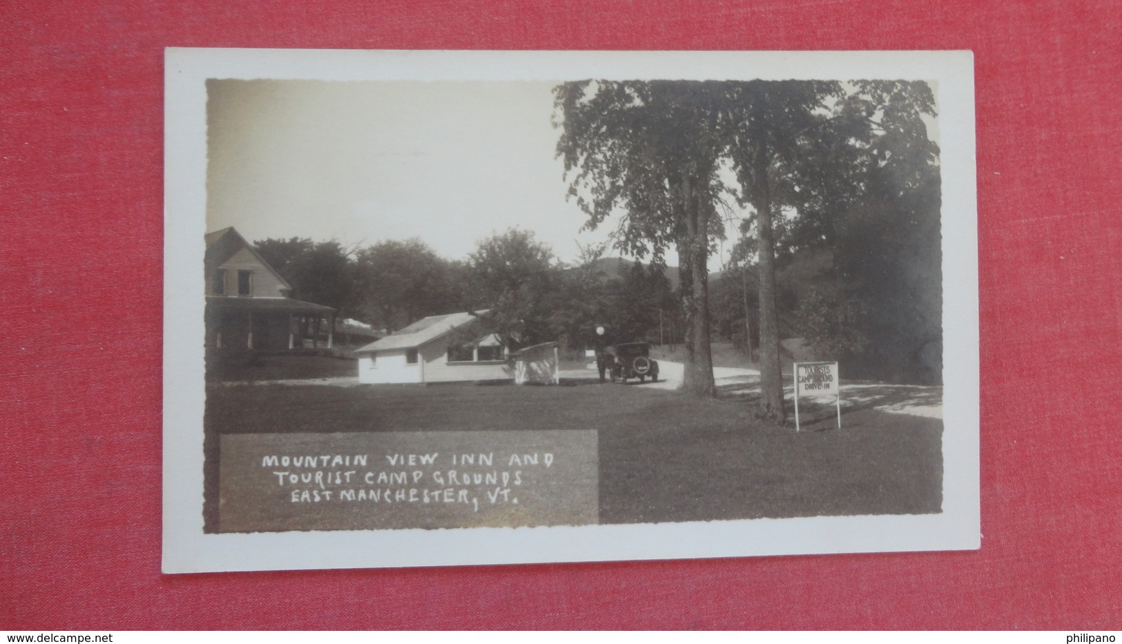 RPPC   Mountain View Inn & Tourist Cmp Grounds  East Manchester Vermont   Ref 2628 - Other & Unclassified