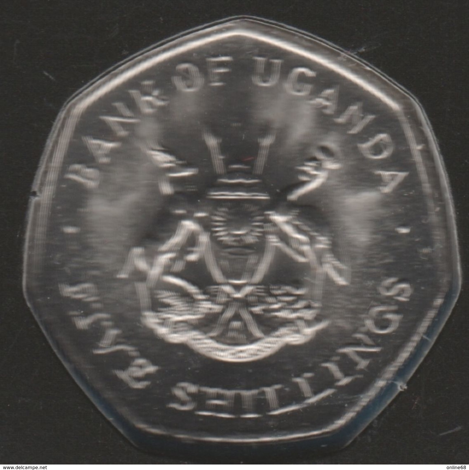 UGANDA 5 SHILLINGS 1987 KM# 29 Heptagon  COIN - Ouganda