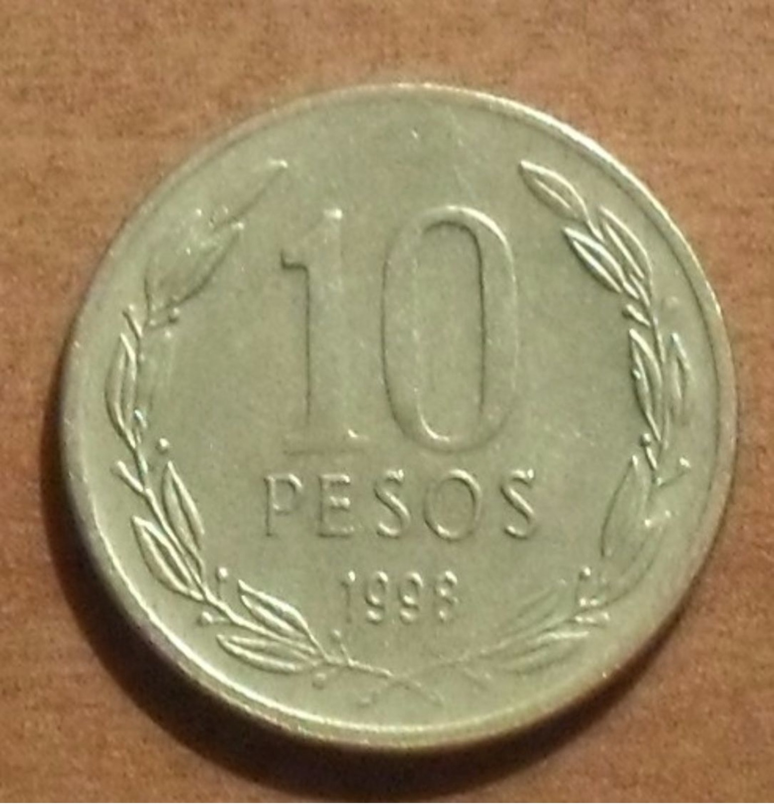 1998 - Chili - Chile - 10 PESOS, KM 228.2 - Chile