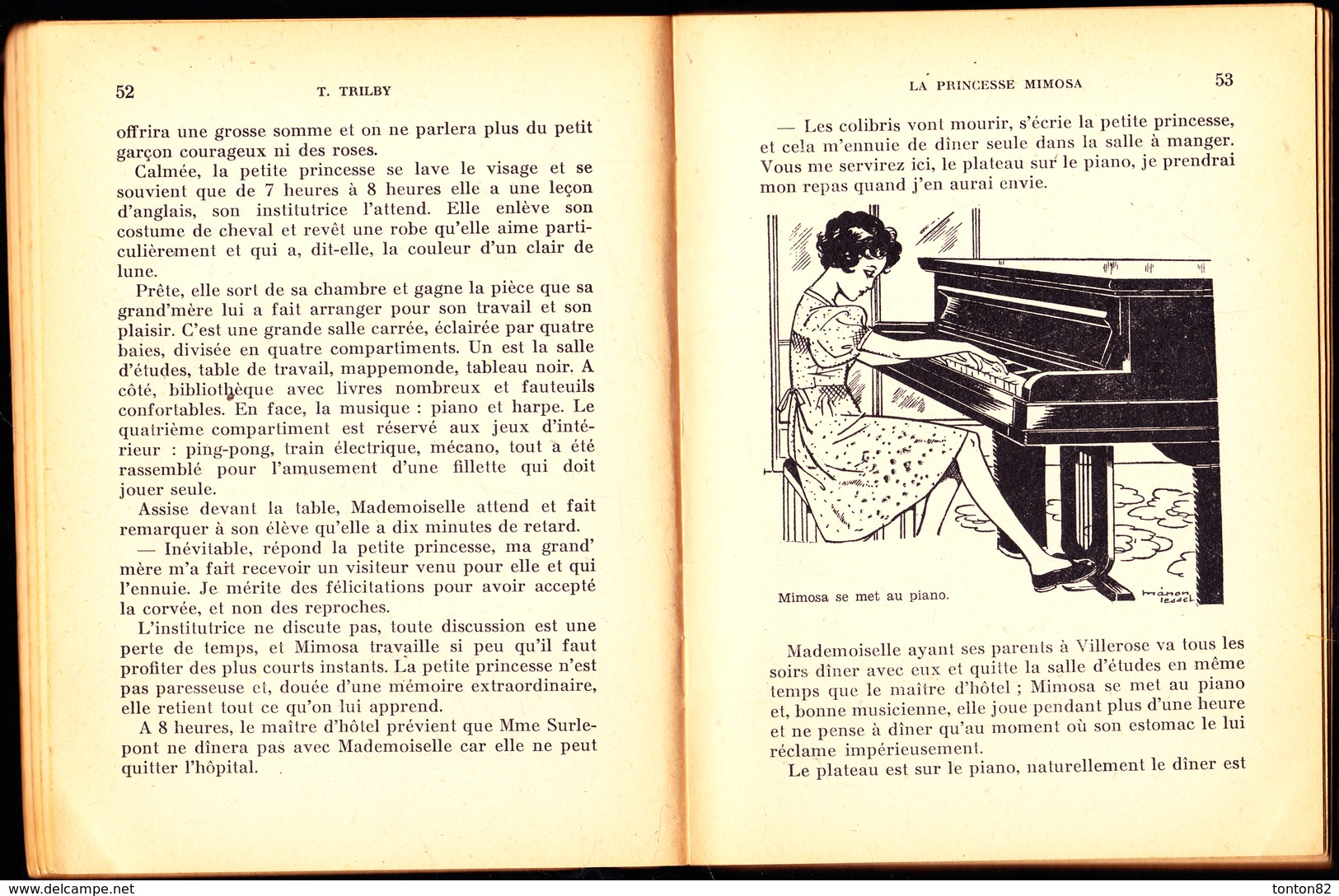 T. Trilby - La Princesse Mimosa - Flammarion - ( 1949 ) . - Autres & Non Classés