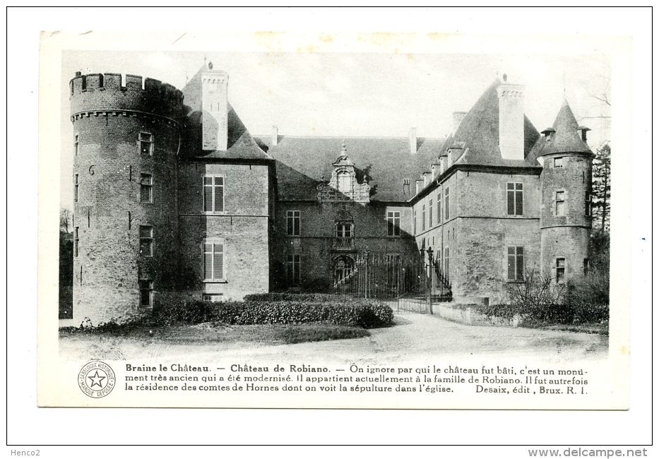 Braine-le-Château - Chäteau De Robiano / Desaix - Braine-le-Chateau