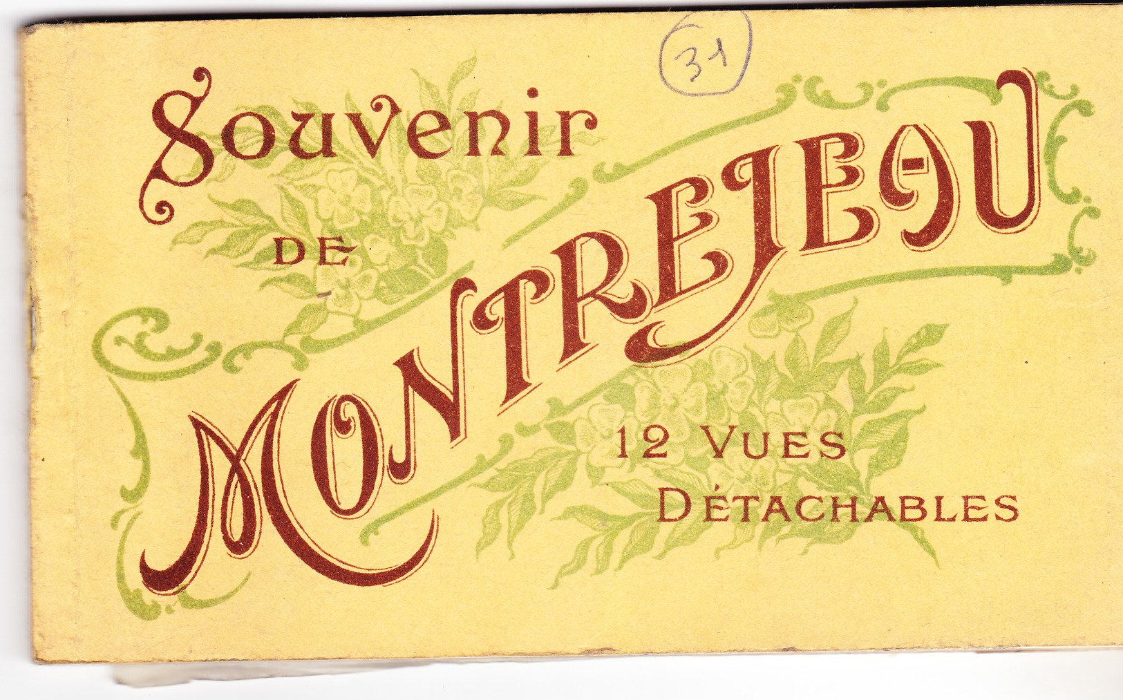 31 Souvenir De Montrejeau- Carnet De 12 Vues Détachables ,il Reste 7 Cartes Non Détachées  Dont 2 Bien Animées.Tb état - Montréjeau