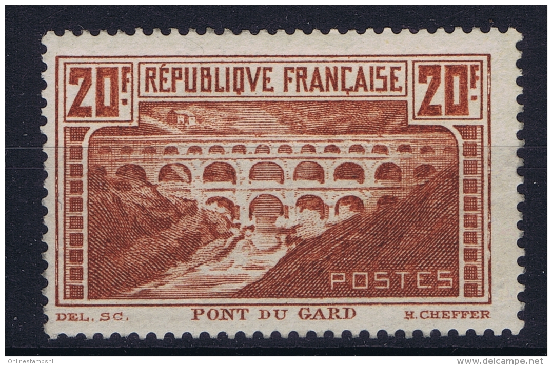 France Yv 262a Papier Opaque Type I  Postfrisch/neuf Sans Charniere /MNH/** - Neufs