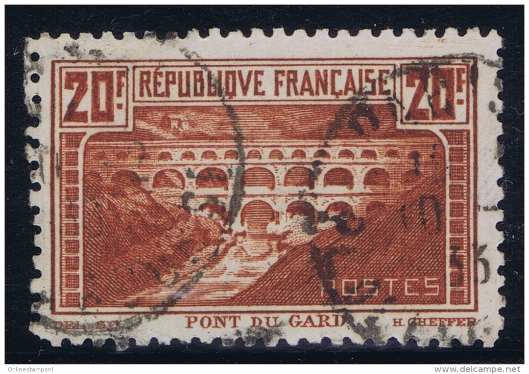 France Yv 262b Dentelé 11 Signed/ Signé/signiert Brun Obl./Gestempelt/used Bel état Pour Un Timbre Rare - Oblitérés