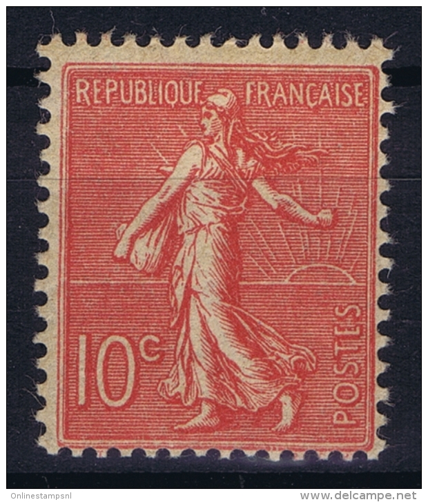 France : Yv 129c  Postfrisch/neuf Sans Charniere /MNH/** - 1903-60 Säerin, Untergrund Schraffiert