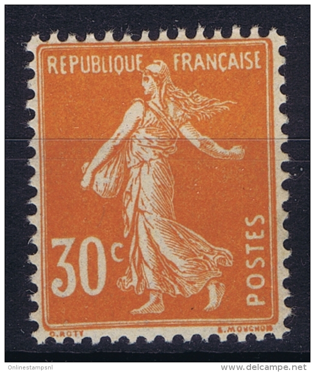 France : Yv 141   Postfrisch/neuf Sans Charniere /MNH/** - 1906-38 Semeuse Con Cameo