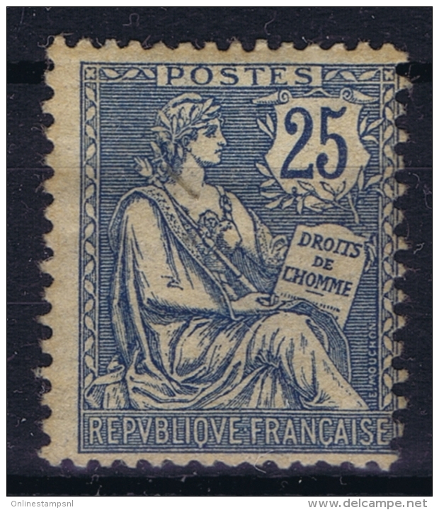 France : Yv  127 MH/* Falz/ Charniere - 1900-02 Mouchon