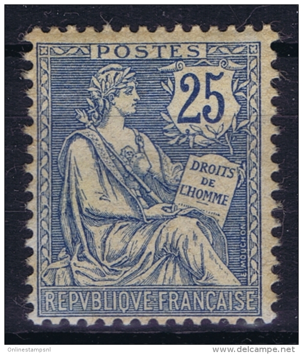 France : Yv  127 MH/* Falz/ Charniere - 1900-02 Mouchon