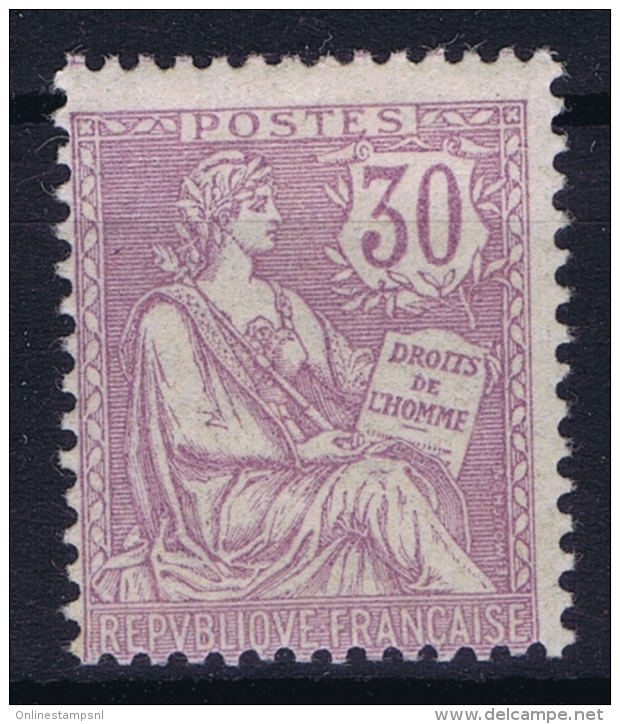 France : Yv  128 MH/* Falz/ Charniere - 1900-02 Mouchon