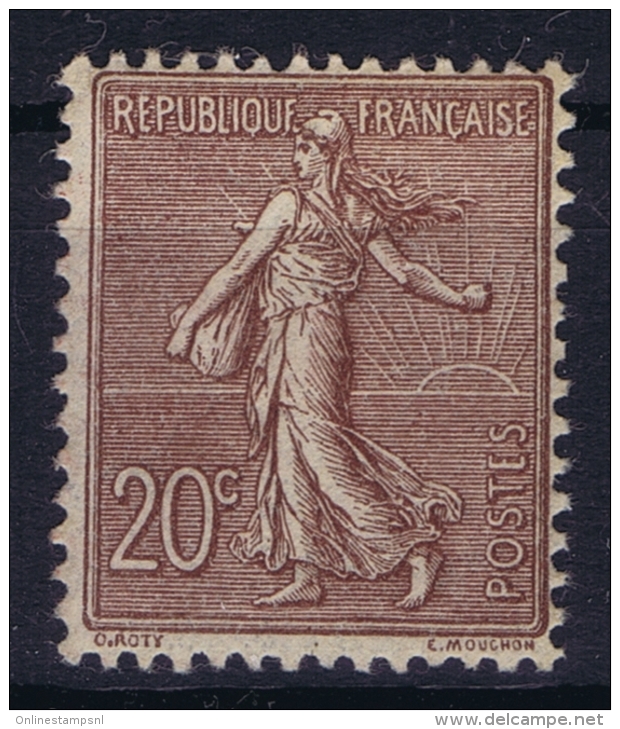 France : Yv  131 MH/* Falz/ Charniere - 1903-60 Sower - Ligned
