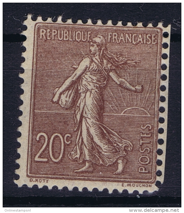 France : Yv  131 MH/* Falz/ Charniere - 1903-60 Sower - Ligned