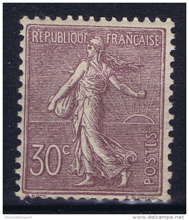 France : Yv  133 MH/* Falz/ Charniere - 1903-60 Semeuse Lignée